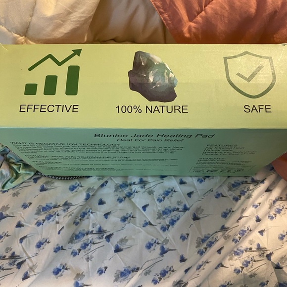 Jade Heating Pad for Back Pain Relief, Fast Heating Pad Temperature Adjustable - Picture 11 of 12